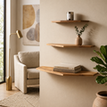 Acornalia Pali Mango Wood Accent Shelf | Set of 3