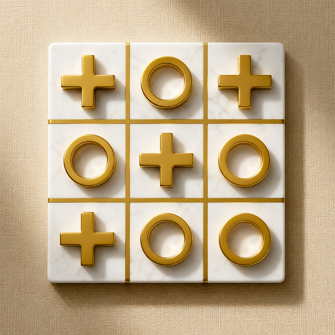 Acornalia XOXO Tic Tac Toe Game Set