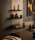 Acornalia Pali Black Mango Wood Accent Shelf | Set of 3