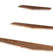Acornalia Pali Mango Wood Accent Shelf | Set of 3