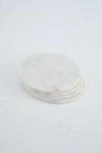 Acornalia Moonlight White Marble Round Coaster | Elegant Drink Coaster for Cups, Mugs & Glasses | Premium Tabletop Protection for Home & Office Décor