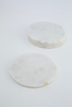 Acornalia Moonlight White Marble Round Coaster | Elegant Drink Coaster for Cups, Mugs & Glasses | Premium Tabletop Protection for Home & Office Décor