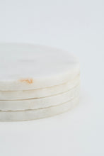 Acornalia Moonlight White Marble Round Coaster | Elegant Drink Coaster for Cups, Mugs & Glasses | Premium Tabletop Protection for Home & Office Décor