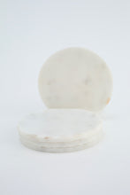 Acornalia Moonlight White Marble Round Coaster | Elegant Drink Coaster for Cups, Mugs & Glasses | Premium Tabletop Protection for Home & Office Décor