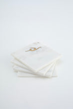 Acornalia Yog Marble Coasters Set of 4 – Premium White Marble Drink Coasters with Brass Yoga Design | Elegant Table Décor & Gift Set