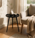 Acornalia Dausa Side Table- Black