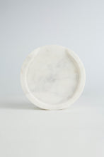 Acornalia Sikar Premium White Marble Round Tray – Decorative Serving Platter, Candle Holder, Vanity Tray for Kitchen, Bathroom & Living Room